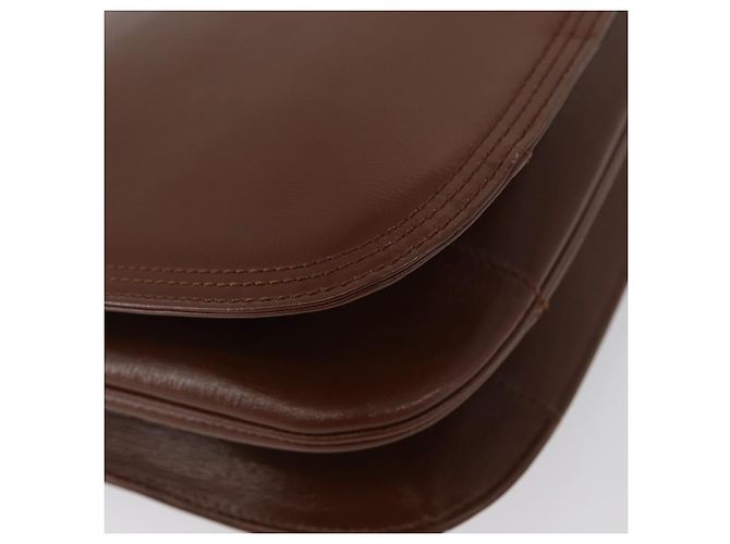 Borsa a Spalla in Pelle Marrone Auth Saint Laurent 172229 - vista 15