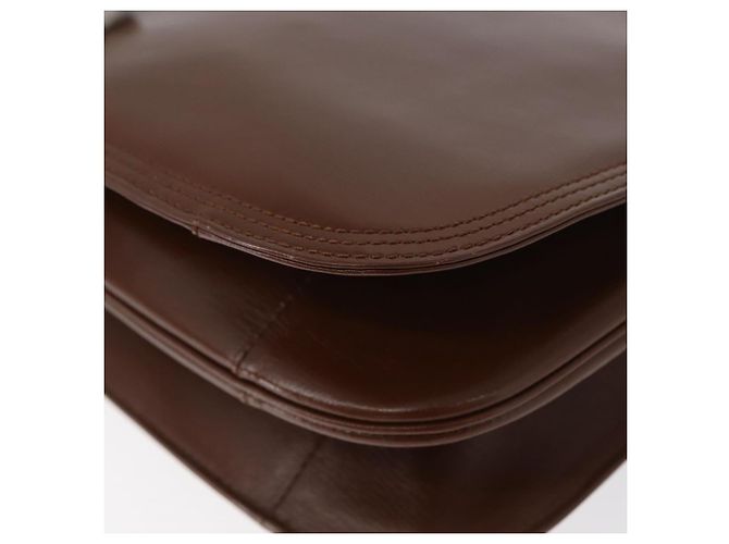 Borsa a Spalla in Pelle Marrone Auth Saint Laurent 172229 - vista 16