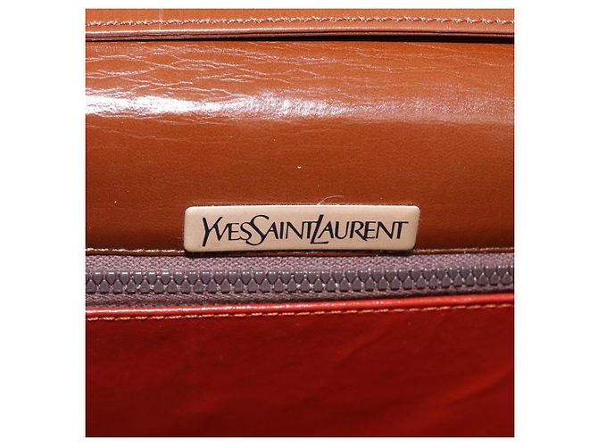 Borsa a Spalla in Pelle Marrone Auth Saint Laurent 172229 - vista 17