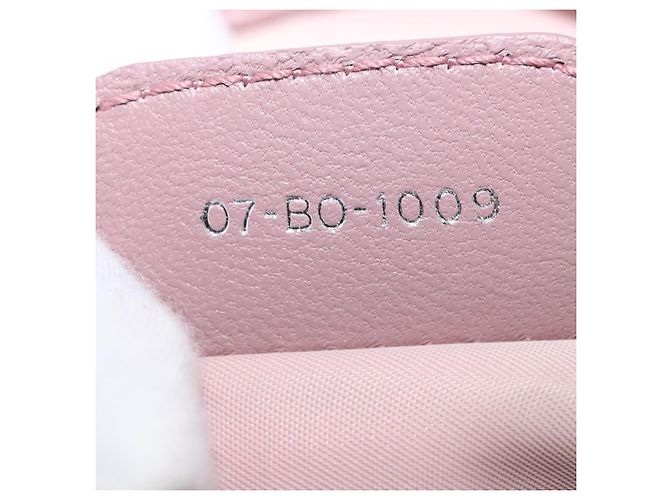 Borsa Canage in nylon rosa argento Christian Dior Auth 170948 - vista 12