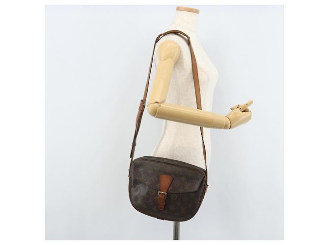 LOUIS VUITTON Borsa a Spalla Monogram Jeune Fille GM M51225 LV Auth ti3648 Monogramma - vista 23