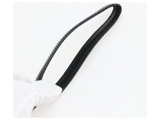 LOUIS VUITTON Epi Serie Dragonne Clutch Bag Nero M52612 LV Auth LNZ266 - vista 9