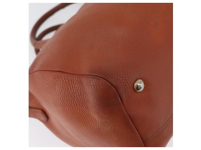 PRADA Borsa a Mano in Pelle 2 in 1 Arancione Argento Auth bs33283 - vista 16