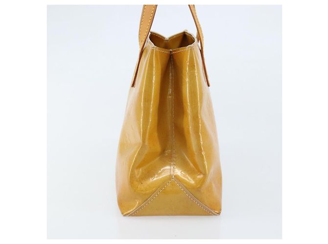 LOUIS VUITTON Borsa a Mano Monogram Vernis Reade PM Beige M91334 LV Auth 172109 - vista 3