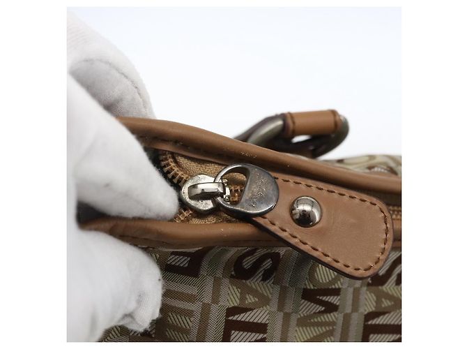 Salvatore Ferragamo Tote Bag aus Canvas Beige Auth bs33551 - Ansicht 10
