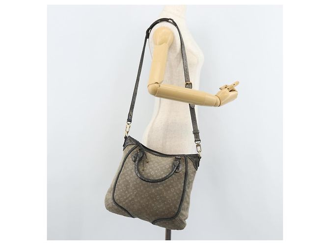 LOUIS VUITTON Borsa Monogram Idylle Buzasu Anjoul Platino M95622 Auth BA10412 - vista 24