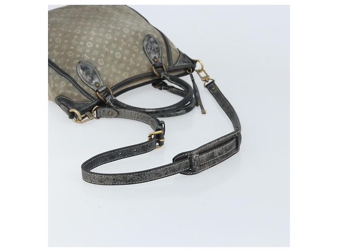LOUIS VUITTON Borsa Monogram Idylle Buzasu Anjoul Platino M95622 Auth BA10412 - vista 9