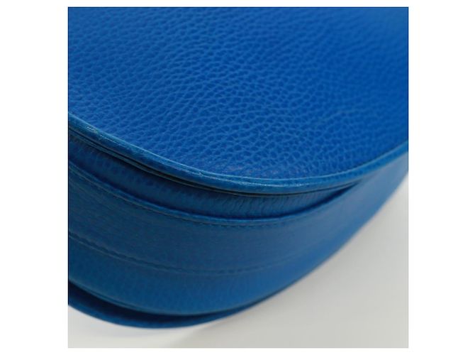CARTIER Must Line Borsa a Spalla in Pelle Blu Oro Auth 168927V D'oro - vista 15