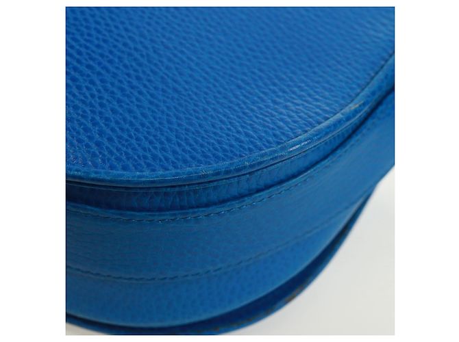 CARTIER Must Line Borsa a Spalla in Pelle Blu Oro Auth 168927V D'oro - vista 16