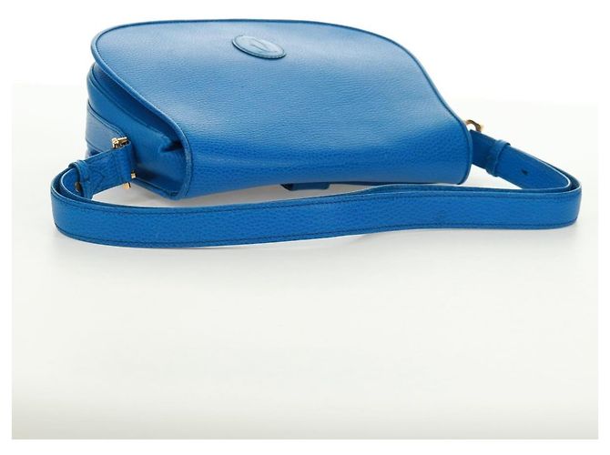 CARTIER Must Line Borsa a Spalla in Pelle Blu Oro Auth 168927V D'oro - vista 7