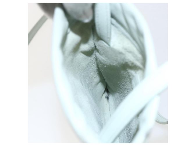 Borsa a Spalla Anagram LOEWE in Pelle Azzurra Chiara Auth ka2596 Blu chiaro - vista 11