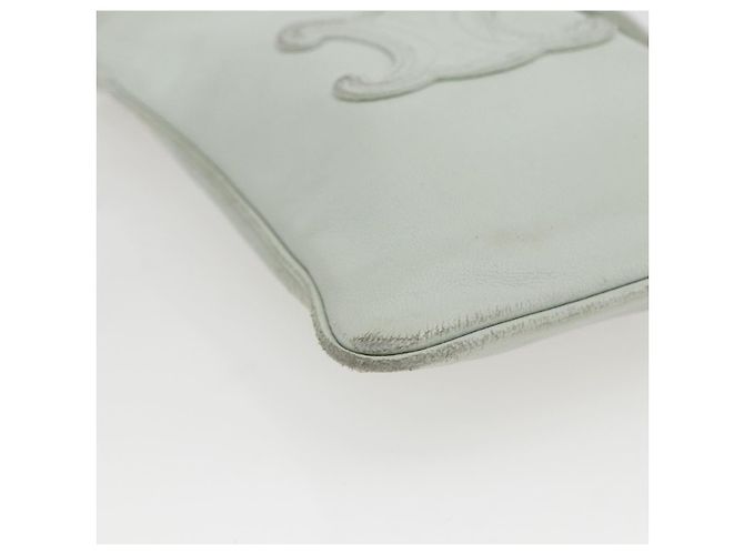 Borsa a Spalla Anagram LOEWE in Pelle Azzurra Chiara Auth ka2596 Blu chiaro - vista 14