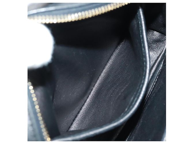 Ribbon Borsa a Spalla in Pelle PRADA con Nastro Nero Rosso Oro Auth 171555V D'oro - vista 24