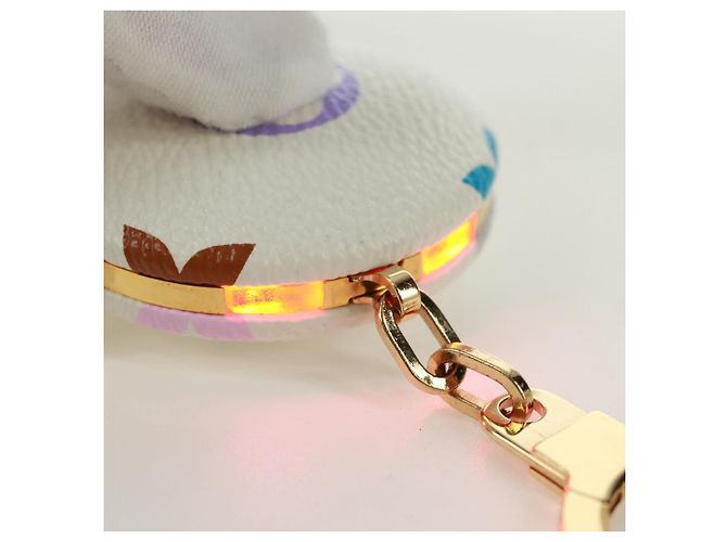 LOUIS VUITTON Charm Astropill Monogram Multicolore Bianco M51911 LV Auth 171866V - vista 11
