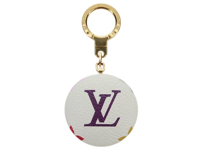 LOUIS VUITTON Charm Astropill Monogram Multicolore Bianco M51911 LV Auth 171866V - vista 13