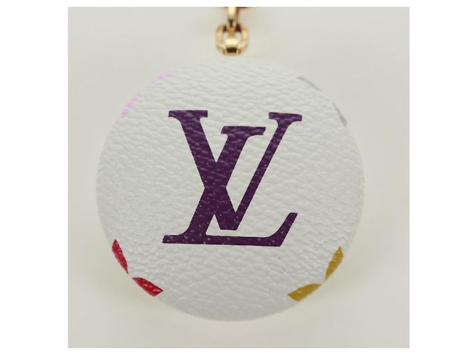 LOUIS VUITTON Charm Astropill Monogram Multicolore Bianco M51911 LV Auth 171866V - vista 2