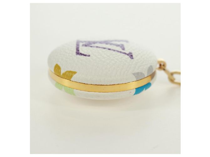 LOUIS VUITTON Charm Astropill Monogram Multicolore Bianco M51911 LV Auth 171866V - vista 8