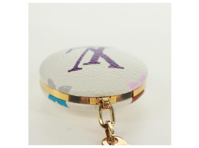 LOUIS VUITTON Charm Astropill Monogram Multicolore Bianco M51911 LV Auth 171866V - vista 9