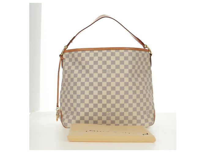 LOUIS VUITTON Borsa a Spalla Damier Azur Delightful MM N41448 LV Auth 171015V - vista 12