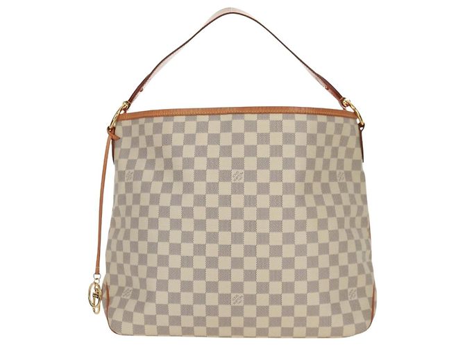 LOUIS VUITTON Borsa a Spalla Damier Azur Delightful MM N41448 LV Auth 171015V - vista 13