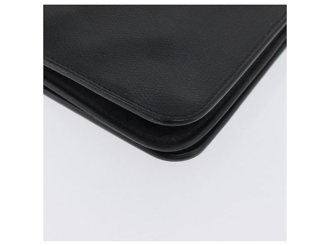 Borsa a spalla con catena Christian Dior in pelle nera e oro Auth fm5129 Nero D'oro - vista 16