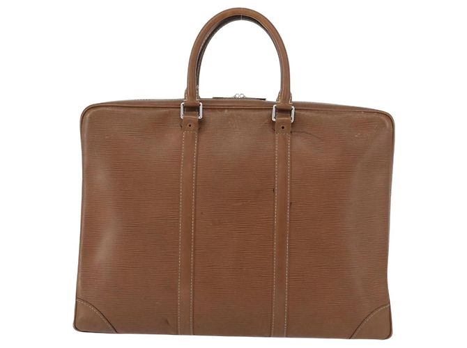 LOUIS VUITTON Epi Porta Documentos Viagem Bolsa de Negócios Marrom M54478 Auth BA10800 - vista 13