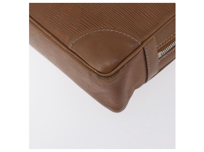 LOUIS VUITTON Epi Porta Documentos Viagem Bolsa de Negócios Marrom M54478 Auth BA10800 - vista 17