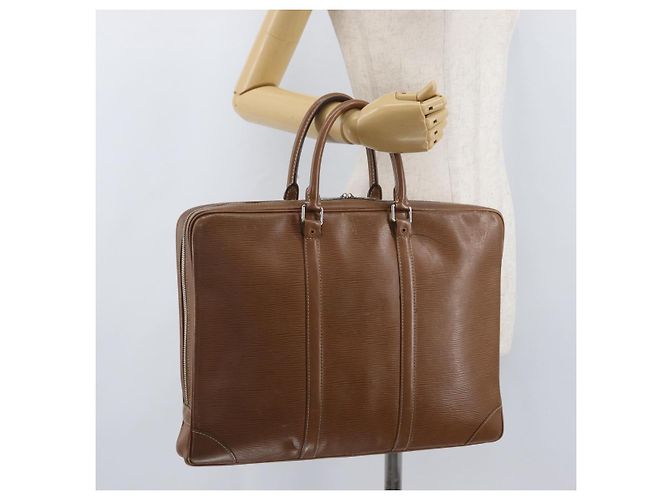 LOUIS VUITTON Epi Porta Documentos Viagem Bolsa de Negócios Marrom M54478 Auth BA10800 - vista 25