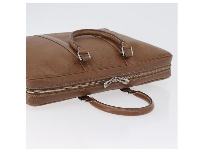 LOUIS VUITTON Epi Porta Documentos Viagem Bolsa de Negócios Marrom M54478 Auth BA10800 - vista 6