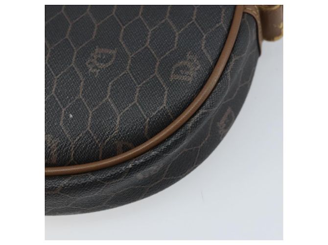 Borsa a spalla in tela a nido d'ape PVC nera Christian Dior Auth ep13545 Nero - vista 15