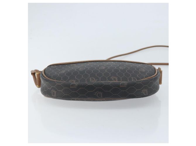 Borsa a spalla in tela a nido d'ape PVC nera Christian Dior Auth ep13545 Nero - vista 5