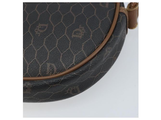 Borsa a spalla in tela a nido d'ape PVC nera Christian Dior Auth ep13545 Nero - vista 9