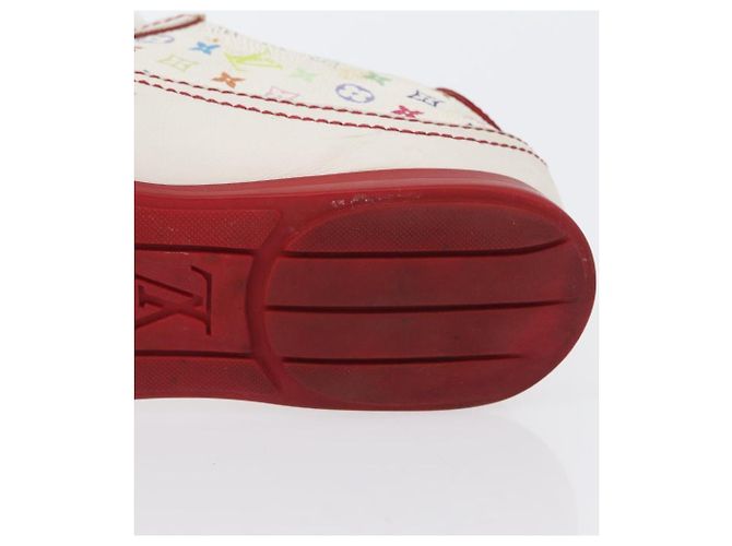 LOUIS VUITTON Monogram Multicolor Sneakers 36 1/2 Weiß LV Auth 173253 - Ansicht 10