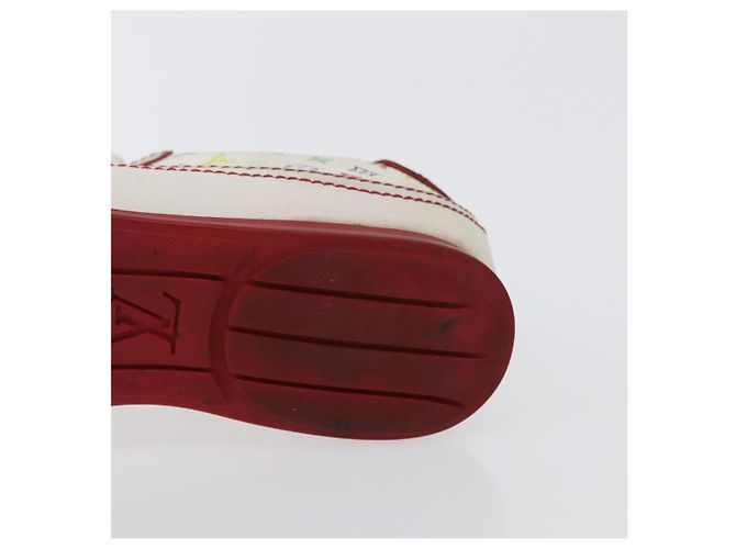 LOUIS VUITTON Monogram Multicolor Sneakers 36 1/2 Weiß LV Auth 173253 - Ansicht 30
