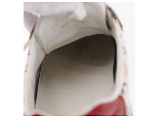 LOUIS VUITTON Monogram Multicolor Sneakers 36 1/2 Weiß LV Auth 173253 - Ansicht 40