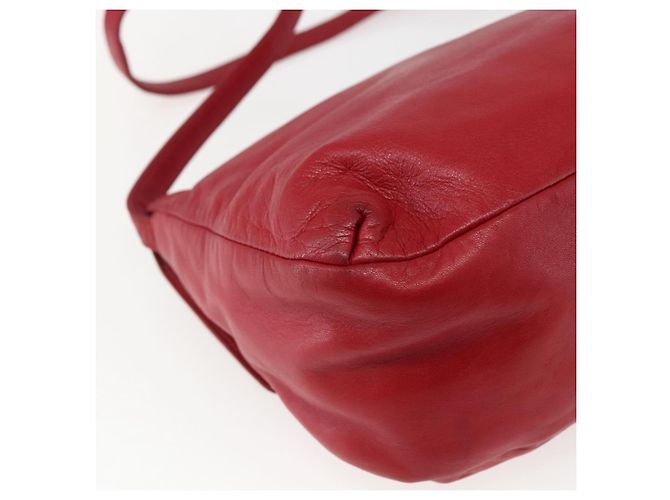 LOEWE Borsa a Spalla Anagram Pelle Rossa Oro Auth ka2445 Rosso D'oro - vista 16