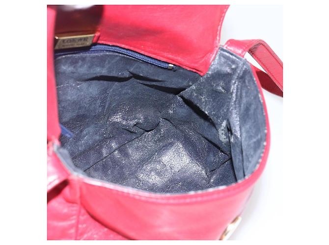 LOEWE Borsa a Spalla Anagram Pelle Rossa Oro Auth ka2445 Rosso D'oro - vista 18