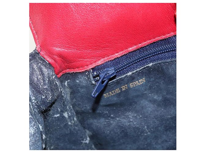 LOEWE Borsa a Spalla Anagram Pelle Rossa Oro Auth ka2445 Rosso D'oro - vista 20