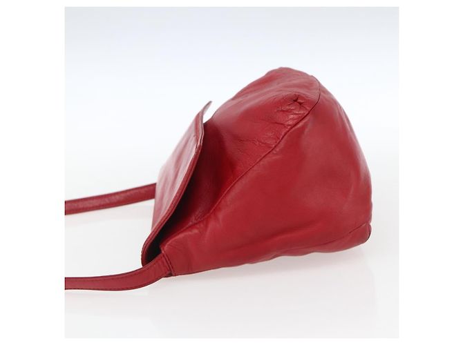 LOEWE Borsa a Spalla Anagram Pelle Rossa Oro Auth ka2445 Rosso D'oro - vista 3