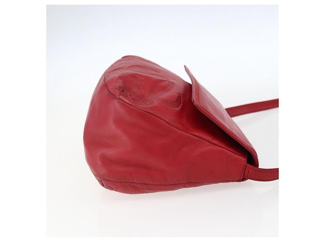 LOEWE Borsa a Spalla Anagram Pelle Rossa Oro Auth ka2445 Rosso D'oro - vista 4