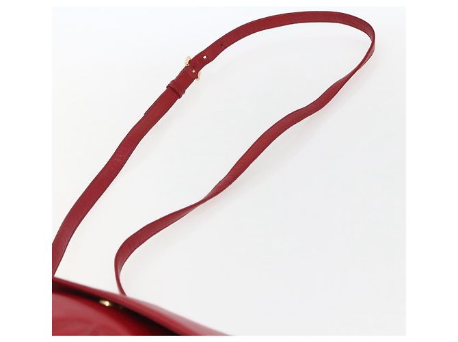 LOEWE Borsa a Spalla Anagram Pelle Rossa Oro Auth ka2445 Rosso D'oro - vista 8
