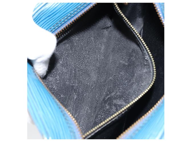 LOUIS VUITTON Borsa a Spalla Epi Trocadero 23 Blu M52305 LV Auth 173247 - vista 10