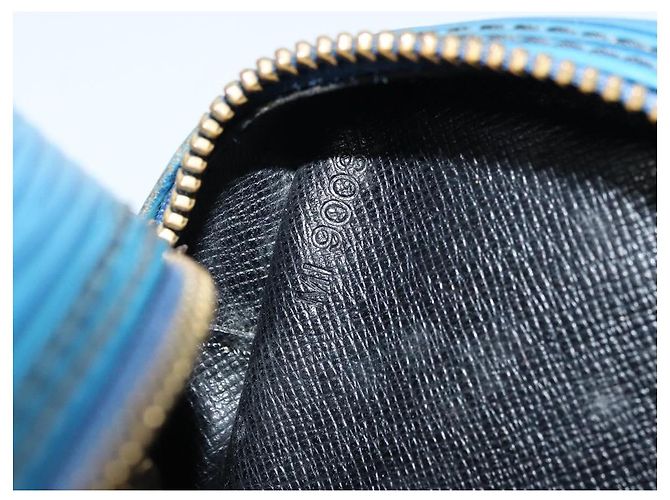 LOUIS VUITTON Borsa a Spalla Epi Trocadero 23 Blu M52305 LV Auth 173247 - vista 12