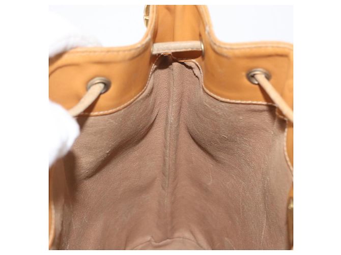 Bolso Sherry Line en PVC Beige Micro GG Supreme Web de GUCCI 001 58 4793 Auth BA10427 Dorado - vista 22