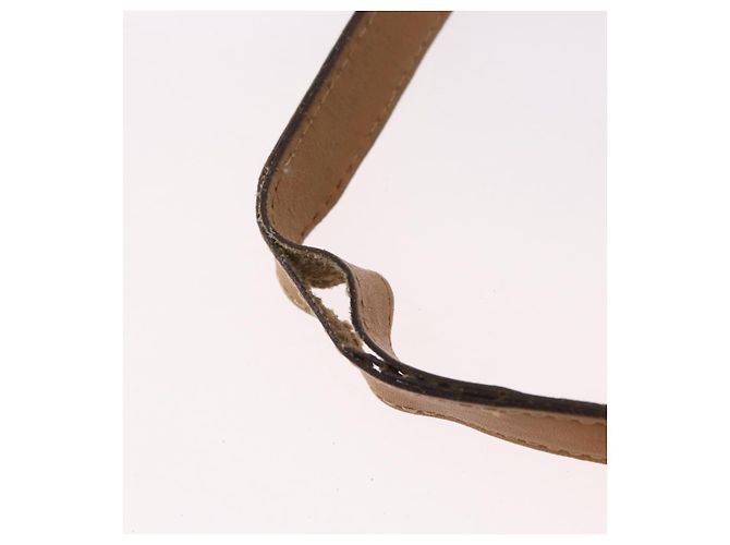 Bolso Sherry Line en PVC Beige Micro GG Supreme Web de GUCCI 001 58 4793 Auth BA10427 Dorado - vista 9