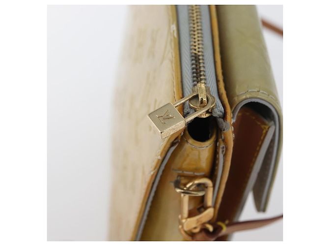 LOUIS VUITTON Bolsa de Accesorios Motto Monogram Vernis Gris M91030 LV Auth 172116 - vista 10