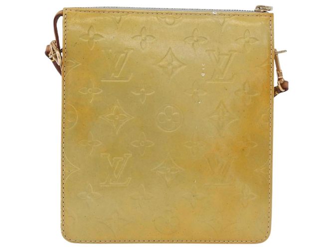 LOUIS VUITTON Bolsa de Accesorios Motto Monogram Vernis Gris M91030 LV Auth 172116 - vista 2