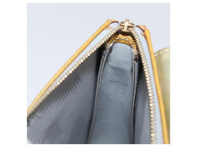 LOUIS VUITTON Bolsa de Accesorios Motto Monogram Vernis Gris M91030 LV Auth 172116 - vista 20