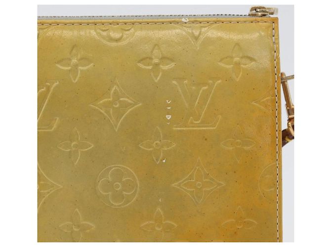 LOUIS VUITTON Bolsa de Accesorios Motto Monogram Vernis Gris M91030 LV Auth 172116 - vista 3