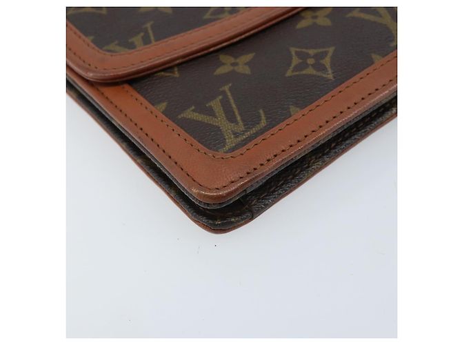 LOUIS VUITTON Pochette Damier Monogram GM Borsa Clutch M51810 Auth LV ka2610 Monogramma - vista 14